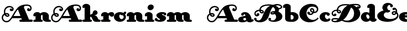 AnAkronism font download