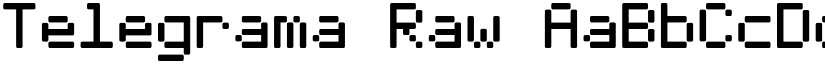 Telegrama Raw font