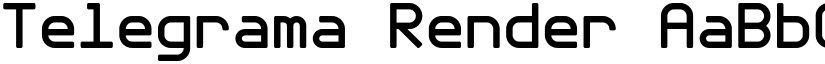 Telegrama Render font