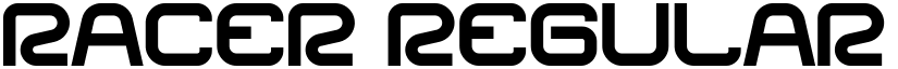 Racer Regular font