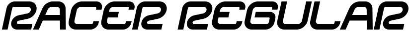 Racer Regular font