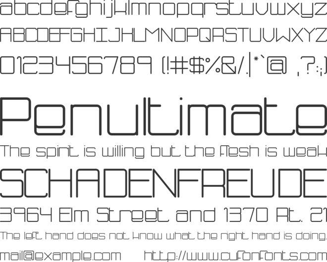 Fh_Blue font preview