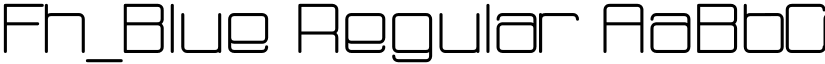 Fh_Blue Regular font