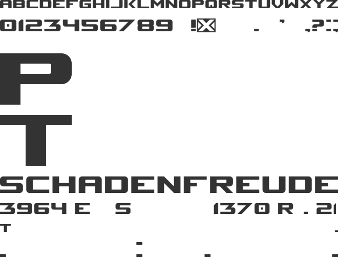 Space Marine font preview