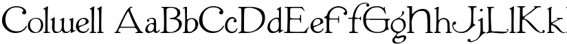 Colwell font