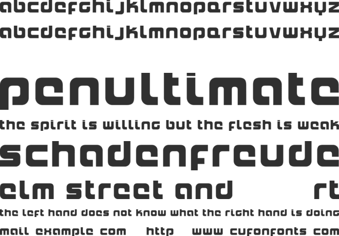 Naxalite font preview