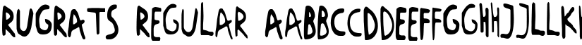 RUGRATS Regular font