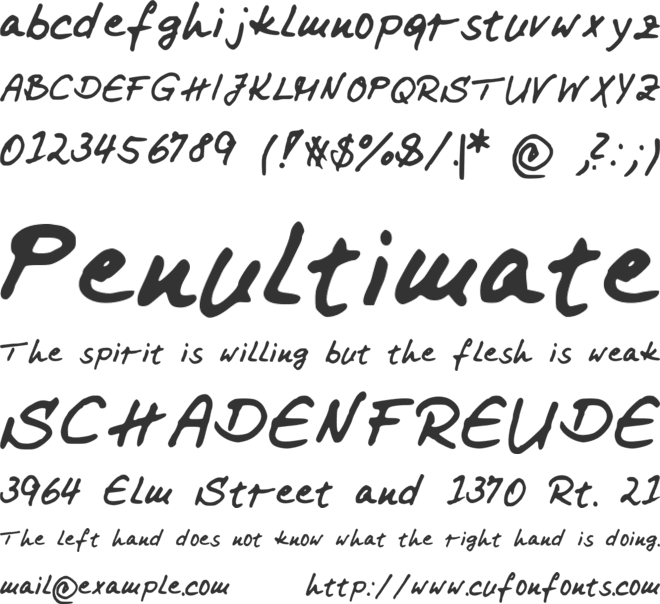 IngoFont1 font preview