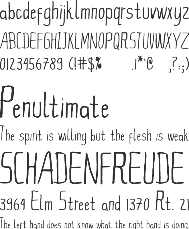 Eternal Future Font font preview
