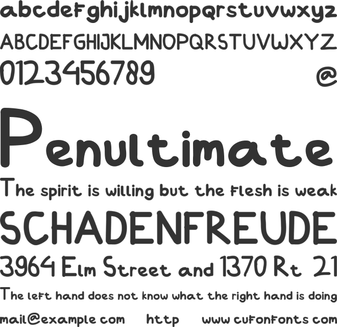 Jackblack font preview