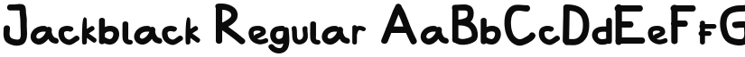 Jackblack font download