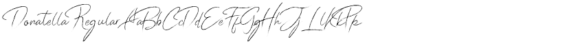 Donatella Regular font