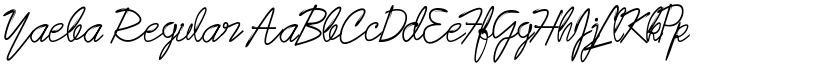 Yaeba Regular font