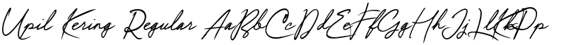 Upil Kering Regular font