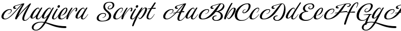 Magiera Script font