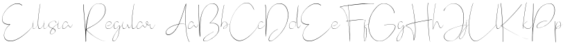 Eilisia Regular font