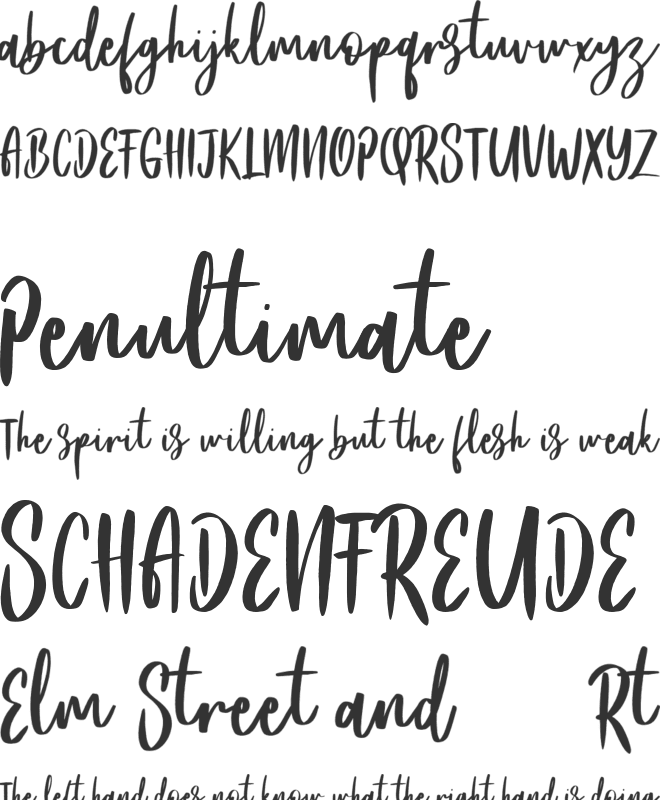 Frances Free font preview