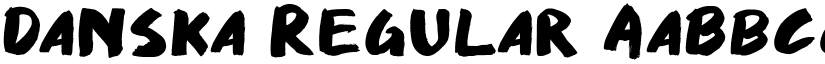 Danska Regular font