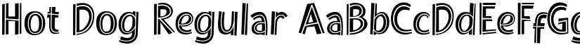 Hot Dog Regular font