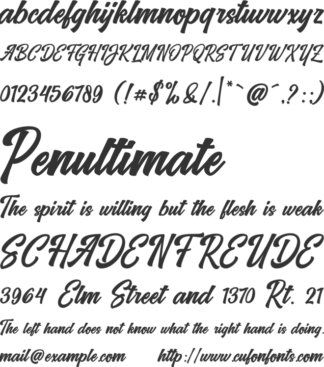 Vrindals Script Dafont font preview