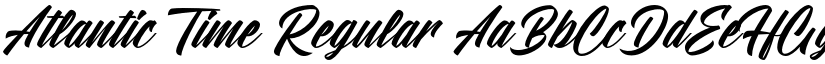 Atlantic Time Regular font