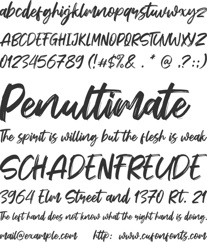Sheppaloe font preview