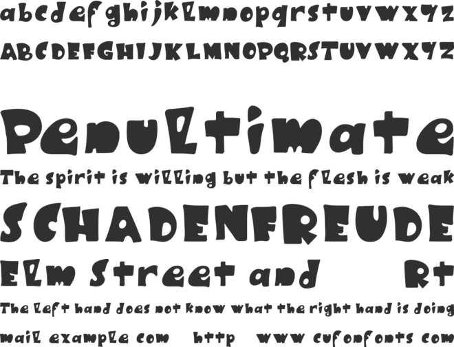 Black Ruby One font preview