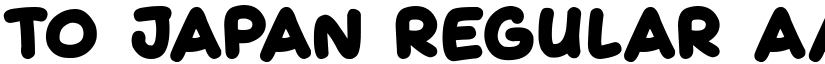 To Japan Regular font