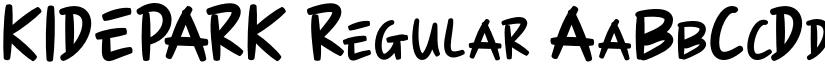 KIDEPARK Regular font
