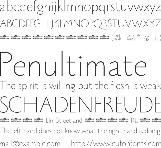 Monterchi Sans Trial font preview