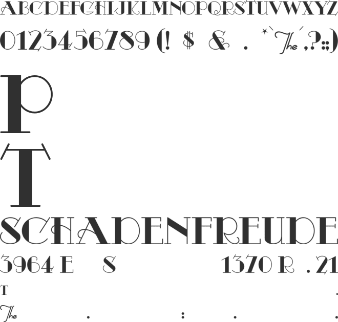 Odalisque font preview