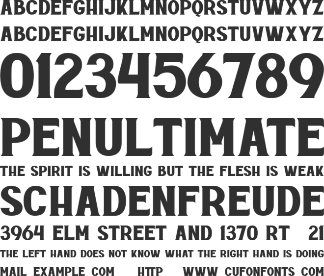 Rottely Free Personal Use font preview
