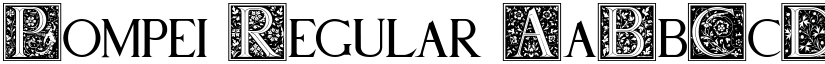 Pompei Regular font