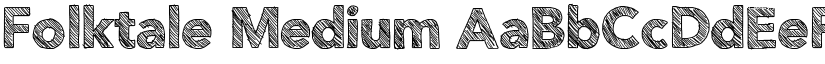 Folktale Medium font