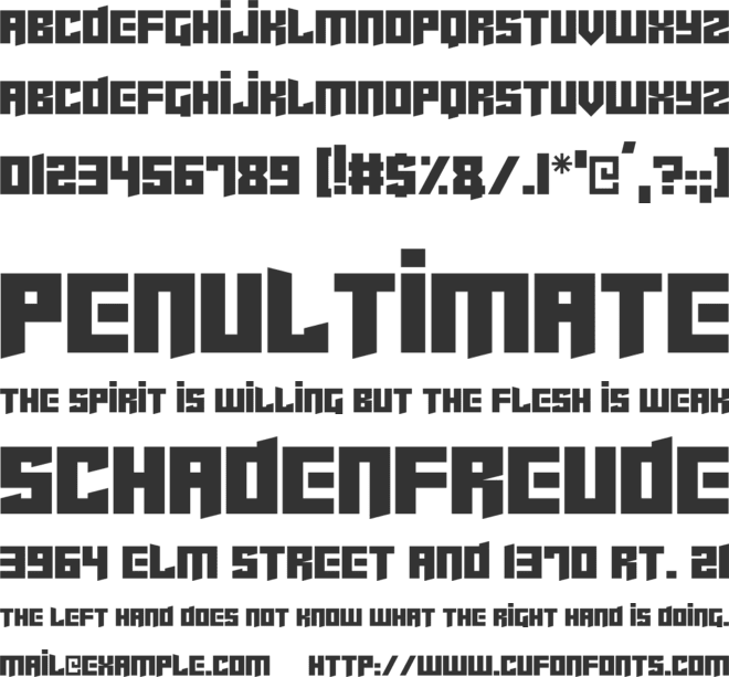 Cyberjunkies font preview