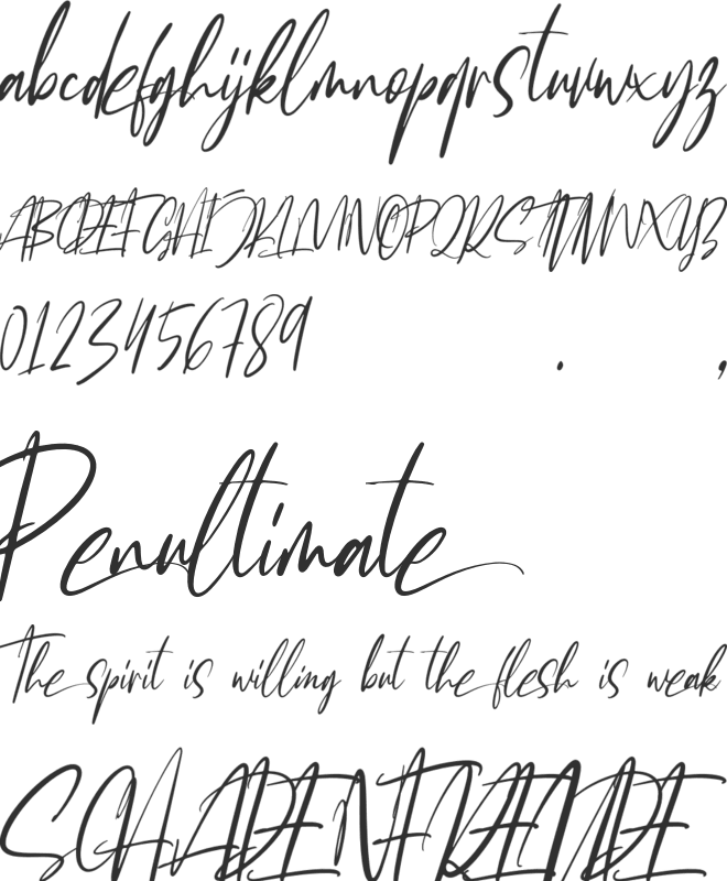 Josephine font preview