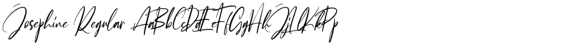 Josephine Regular font