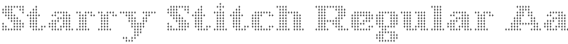 Starry Stitch font download