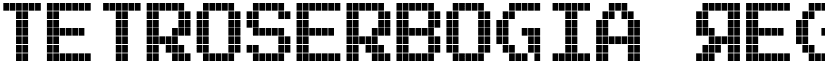 Tetroserbogia font download