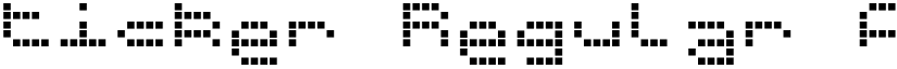 ticker Regular font