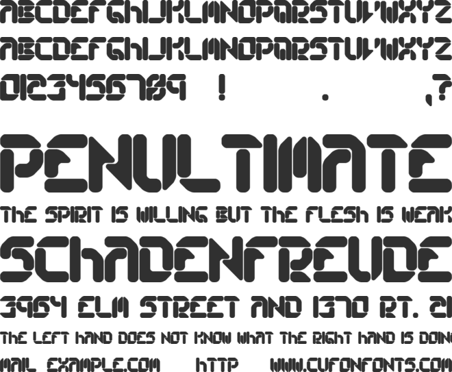 Collective RS BRK font preview