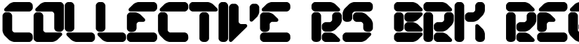 Collective RS BRK Regular font