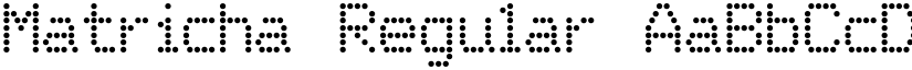Matricha Regular font