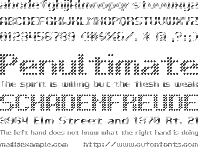 D3 Isotopism font preview