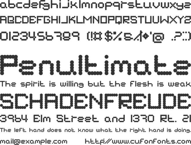 BN Suck My Balls font preview