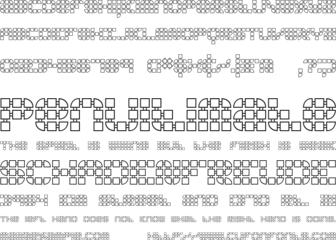 Konector O1 BRK font preview