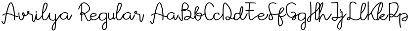 Avrilya Regular font