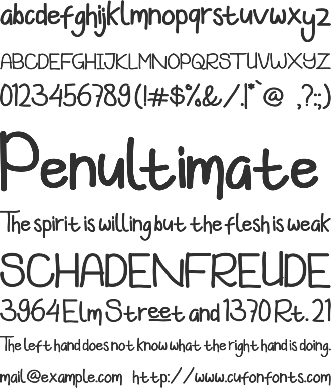 Koowalsky font preview