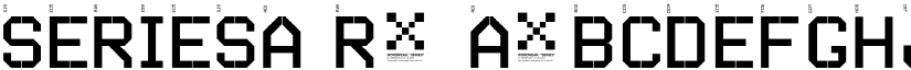 SERIESA Regular font