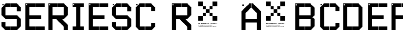 SERIESC Regular font